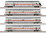 Märklin 87298 Spur Z Doppelstockwagen-Set IC 2 der DB AG 4-teilig