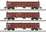 Trix Minitrix 18288 Güterwagen-Set Bauart Eanos der VTG 3-teilig