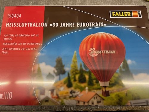 FALLER 190404 H0 Heissluftballon »30 Jahre Eurotrain«