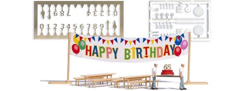 Busch 6565 H0 Action-Set: Happy Birthday