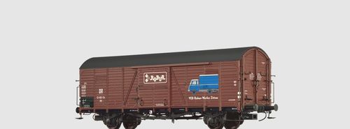 Brawa 50480 Spur H0 Gedeckter Güterwagen Glt „Robur” der DR, Epoche III