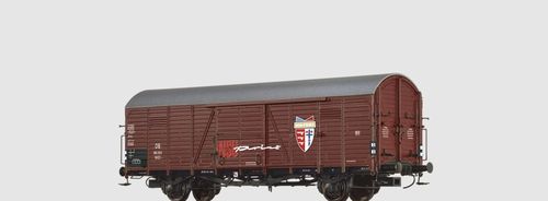 Brawa 50482 Spur H0 Gedeckter Güterwagen Glt23 „NSU Prinz” der DB, Epoche III