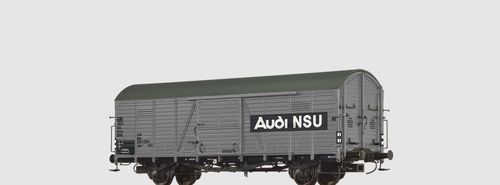 Brawa 50483 Spur H0 Gedeckter Güterwagen Hbck291 „Audi NSU” der DB, Epoche IV