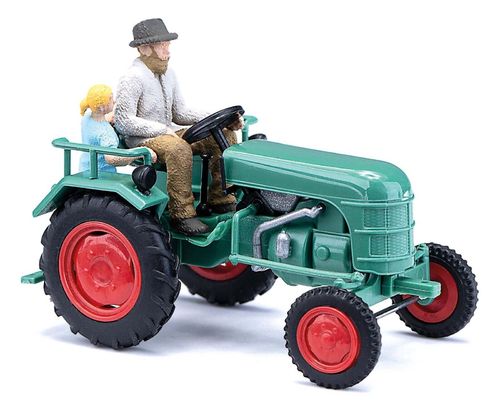Busch H0 40072 Traktor Kramer KL 11 mit Bauer und Kind