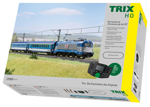 Trix  H0 Startpackung 21505 Lok Personenwagen C Gleis digital mfx DCC Sound