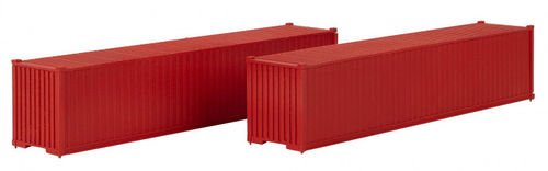 Faller Bausatz H0 182154 40' Container, rot, 2er-Set