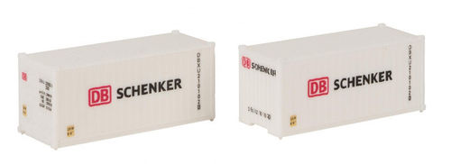 Faller Bausatz H0 182053 20' Container DB, 2er-Set