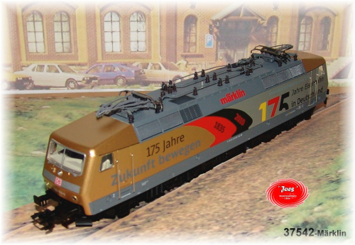 Märklin 37542 Schnelle Mehrzwecklokomotive Baureihe 120.1 der Deutschen Bahn AG (DB AG). Werbegestal