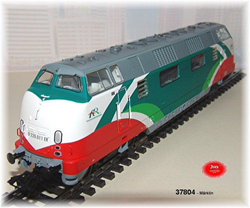 Märklin 37804 Diesellok Schwere dieselhydraulische Lokomotive Baureihe D 220 der italienischen Ferro