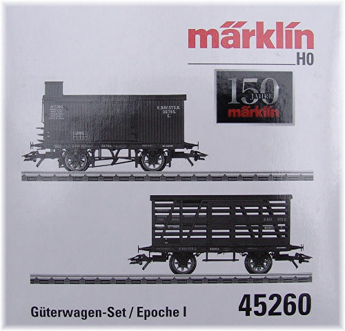 Märklin 45260 Güterwagen-Set 2-teilig K.Bay.Sts.B.