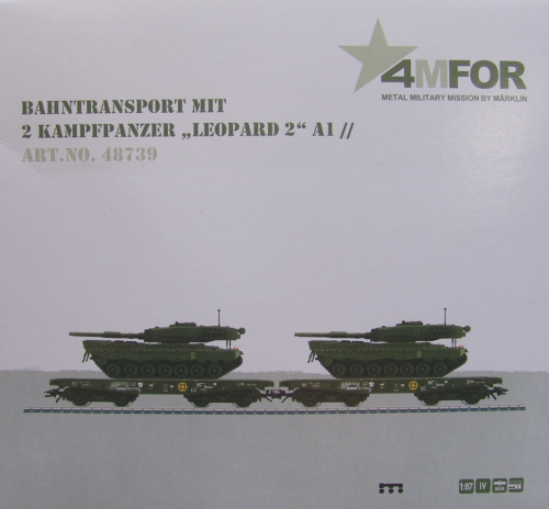 Märklin 48739 Bahntransport "Leopard 2" der DB