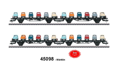 Märklin 45098 Autotransportwagen-Set "Goggomobil" der DB 4-teilig