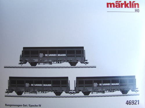 Märklin 46921 Set mit 3 Rungenwagen der DB