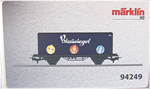 MÄRKLIN 94249 Güterwagen Blausiegel mit Kondom H0