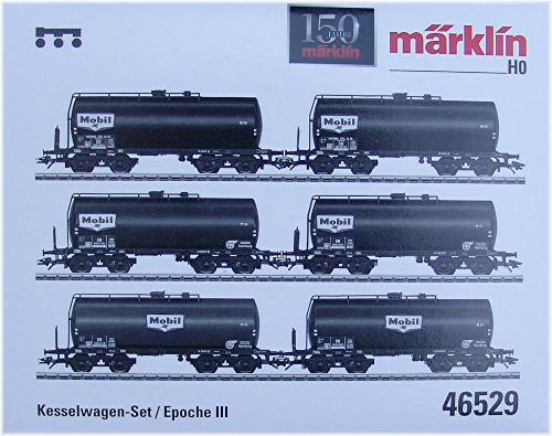 Märklin 46529 Set mit 6 Kesselwagen der DB