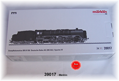 Märklin 39017 Schnellzug-Dampflokomotive Baureihe 01 150 der Deutschen Bahn AG (DB AG)