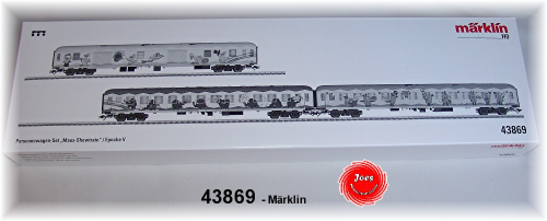 Märklin 43869 + 37012  Personenwagen-Set "Maus-Showtrain" inkl. "Maus-Lok" gegen Gebot!!