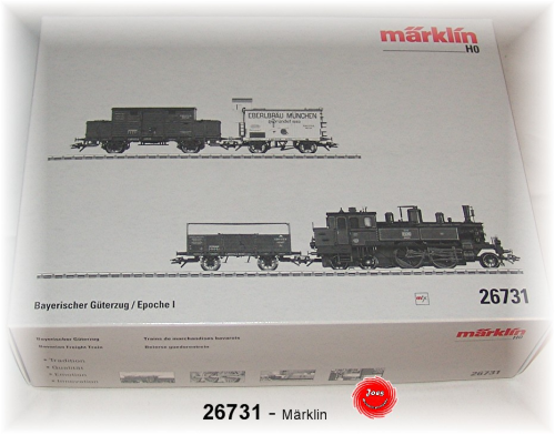 Märklin 26731 -Bayerischer Güterzug.  Reihe D XII K.Bay.Sts.B.