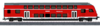 Aus Märklin 78479 Steuerwagen mit 2 roten Schlusslichtern