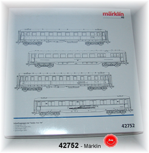 Märklin 42752 Schnellzug-Wagenset 4-teilig