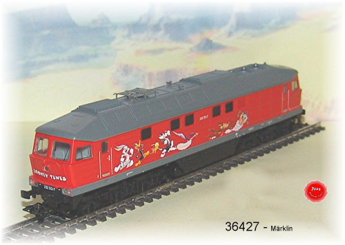 Märklin 36427 Schwere Diesellokomotive "Looney Tunes". BR 232 Ludmilla, DB AG