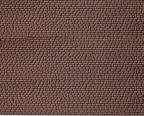 FALLER 170806 Spur H0, Dekorplatte, Sandstein, rot, 37x12,50cm