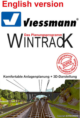 Viessmann 10061 WINTRACK 12.0 Vollversion mit 3D, ENGLISCH
