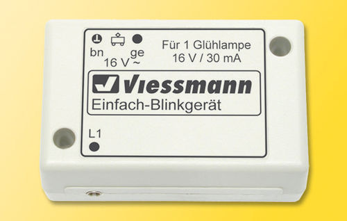 Viessmann 5035 Spur N Einfach-Blinkgerät mit blauen Glühlampe