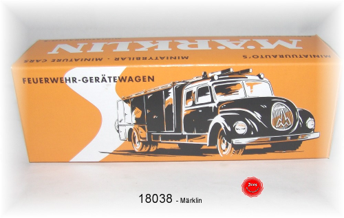 Märklin 18038 - Feuerwehr-Gerätewagen