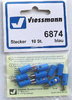 Viessmann 6874 Querlochstecker blau, 10 Stück