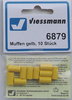 Viessmann 6879 Muffen gelb, 10 Stück