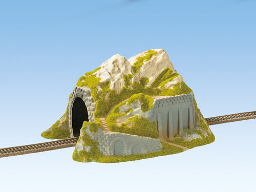 NOCH 02221 Spur H0, Tunnel 1-gleisig, gerade, 34x25cm
