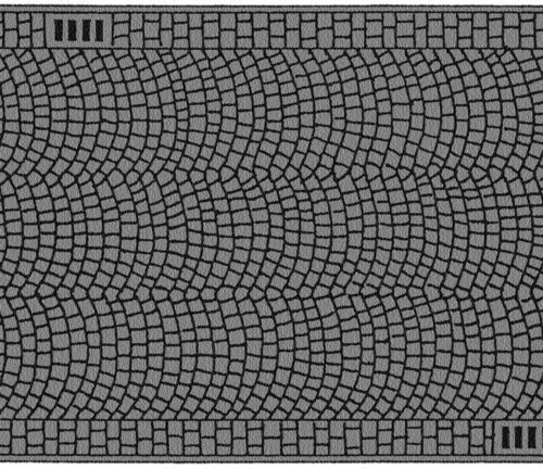 NOCH 34222 Spur N, Kopfsteinpflaster, 100 x 4 cm