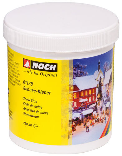 NOCH 61138 Schnee-Kleber, Inhalt 250g