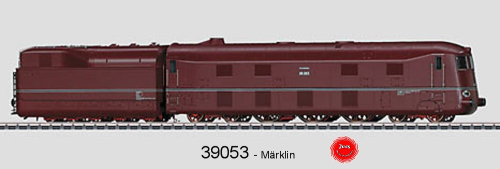 Märklin 39053 Stromlinien-Dampflokomotive mit Schlepptender. BR 05, DR