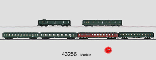 Märklin 43256 Schnellzugwagen-Set D 12 Berlin - Stuttgart 6-teilig
