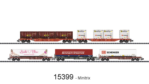 minitrix 15399 Wagenset