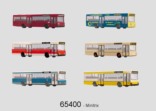 Minitrix 65400  Omnibusse