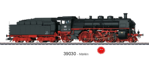 Märklin 39030 Schnellzug-Dampflokomotive Baureihe 18.5 der Deutschen Bundesbahn (DB)