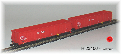 Hobbytrain  H 23406 - 2xGüterwagen