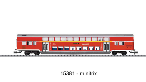 Trix 15381 Doppelstockwagen 1./2. Klasse der DB Regio