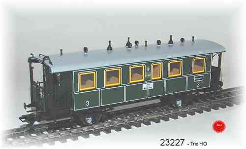 Trix HO - 23227 - Personenwagen. Bauart BCL 09 K.Bay.Sts.B.