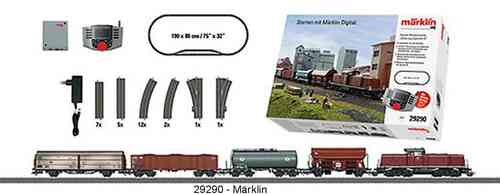 Märklin 29290 - Digital-Startpackung "Güterzug Epoche IV"... 230 Volt. BR 290, DB