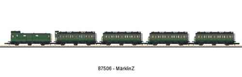 Märklin 87506 Spur Z Personenwagen-Set der SNCB 5-teilig