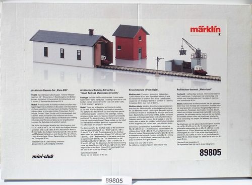 Märklin 89805 Architektur-Bausatz Klein-BW