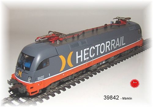 Märklin 39842 E-Lok BR 242 Hectorrail mfx+-Decoder Sound Metall