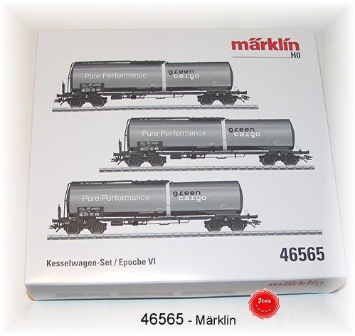 Märklin 46565 Kesselwagen-Set Green Cargo 3-teilig