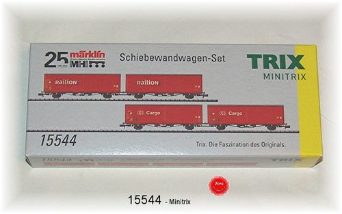 Trix Minitrix 15544 Schiebewandwagen-Set  der DB AG 2-teilig