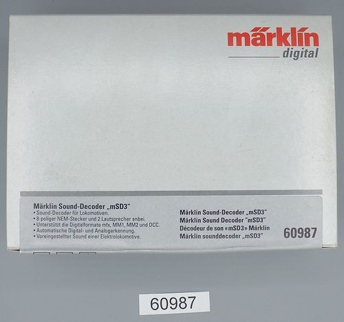 Märklin 60987 SoundDecoder mSD3 für E-Lok mit Kabelbaum