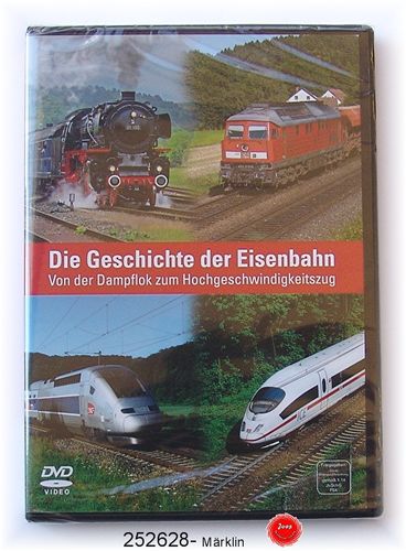 Märklin 252628 DVD "Die Geschichte der Eisenbahn" deutsch ca.30 min.